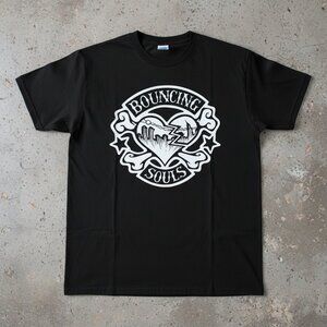 Bouncing Souls Punk Rock Band Graphic Tee – Classic Black Music T-Shirt